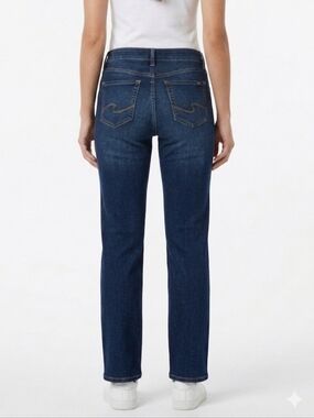 Silver Jeans Womens SUKI Straight Leg Dark Denim Wash Jeans W30x33L